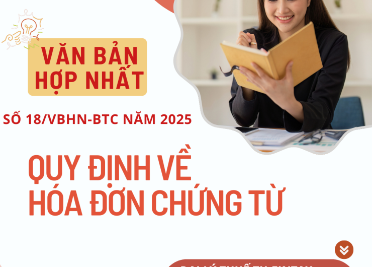 VĂN BẢN HỢP NHẤT SỐ 18/VBHN-BTC NĂM 2025: QUY ĐỊNH VỀ HÓA ĐƠN CHỨNG TỪ
